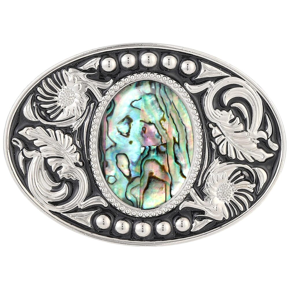 6782 Western Belt Buckle Shell Cowboy Belt Buckle Texas Rodeo Accessory